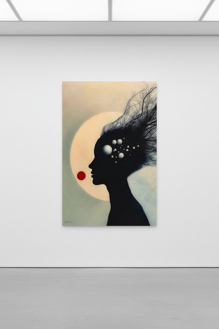 Éclipse Intérieure — Tirage Fine Art — Galerie white cube