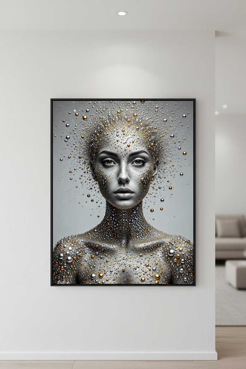 La Gardienne des Sphères Fine Art tirage mur blanc