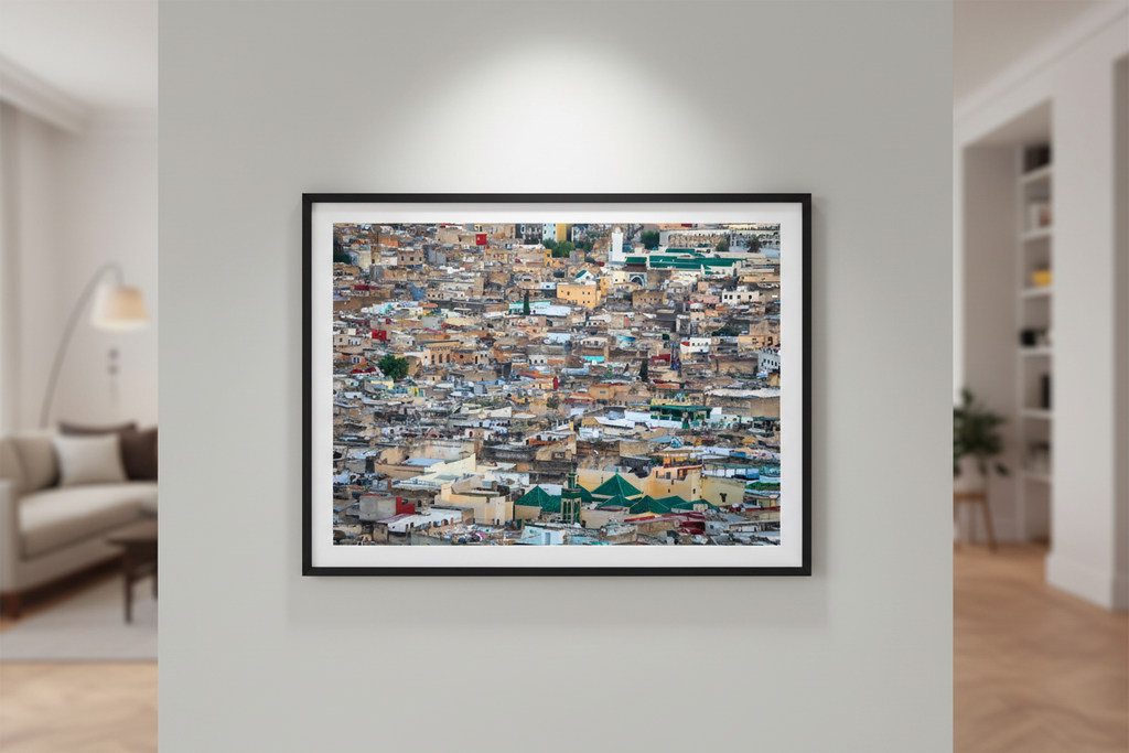 Mockup mur blanc — Les Coupoles Sacrées