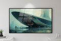 Le Léviathan — Mockup mur blanc