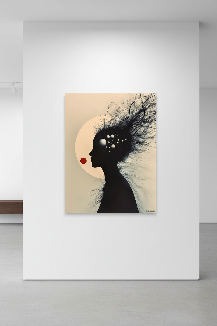 Éclipse Intérieure - Fine Art sur Alu Dibond