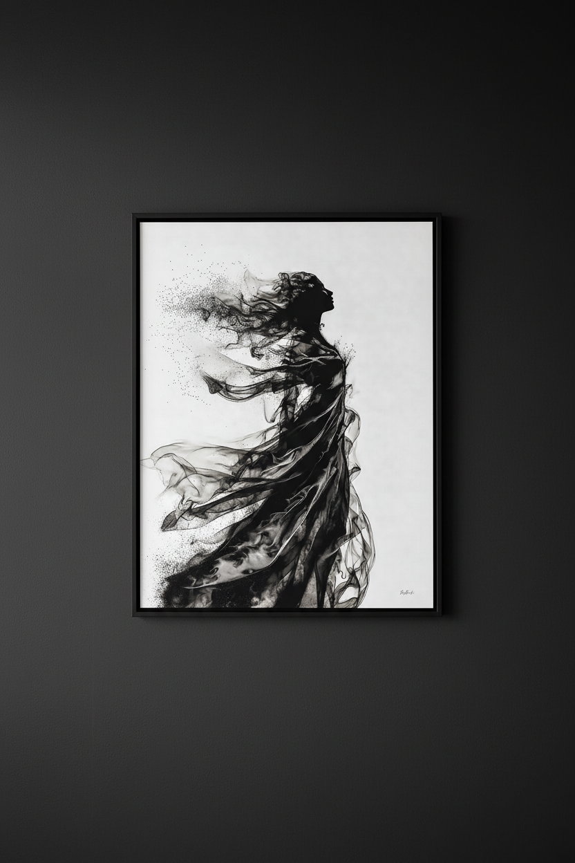 La Femme de Fumée — Mur noir