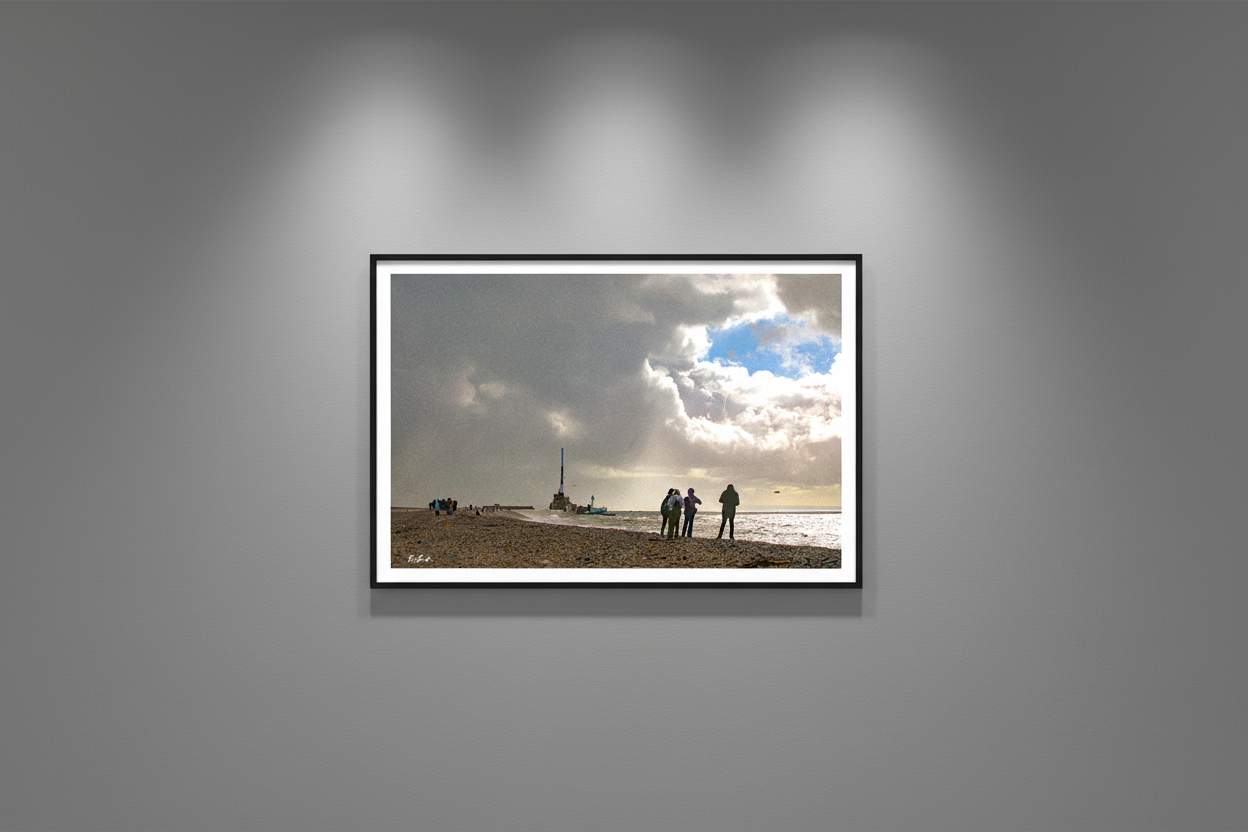 Debout face au Large — Tirage Fine Art Bybadr