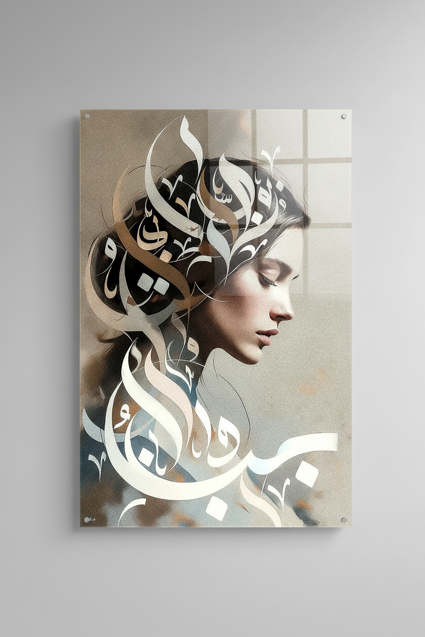 Mockup plexi — Ce qui est écrit ne s'efface pas | Bybadr