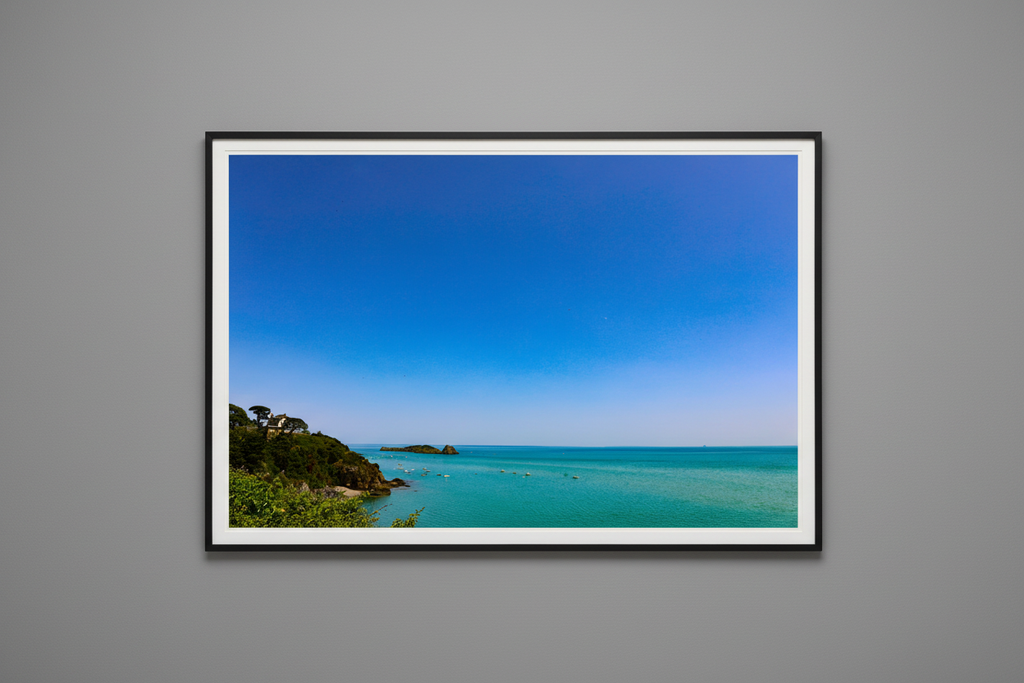 Les Murmures de Cancale — Mockup mur gris galerie