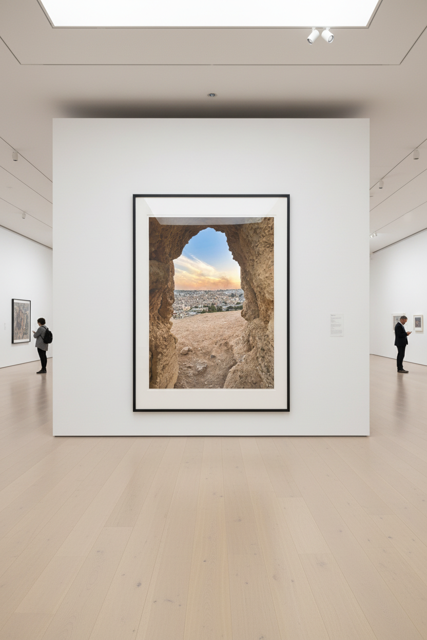 L'Œil du Rempart — photographie Fine Art encadrée en galerie moderne | Bybadr