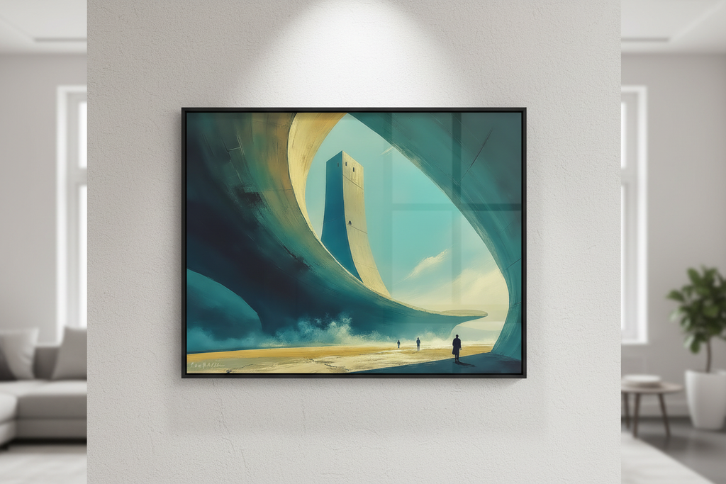 Sentinelle — Art Numérique Fine Art par Bybadr