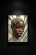 Éclat Doré — Mockup Mur Noir