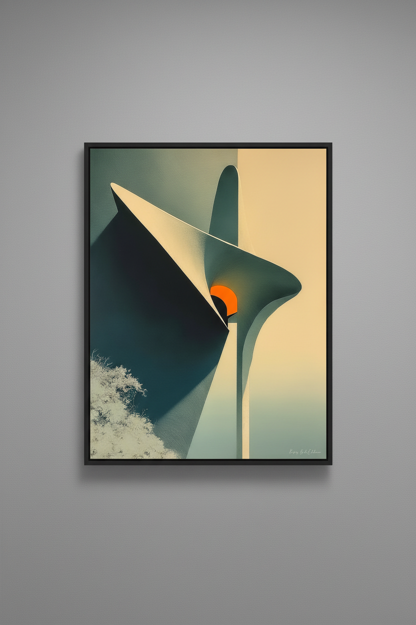 L'Âme du Béton — Art Numérique Fine Art par Bybadr