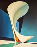 L'Éveil de la Forme — Architecture Imaginaire, art numérique Fine Art, édition limitée 150 ex. | Bybadr
