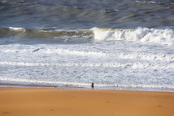 L'Homme et la Vague — photographie Fine Art, édition limitée 150 ex. | Bybadr