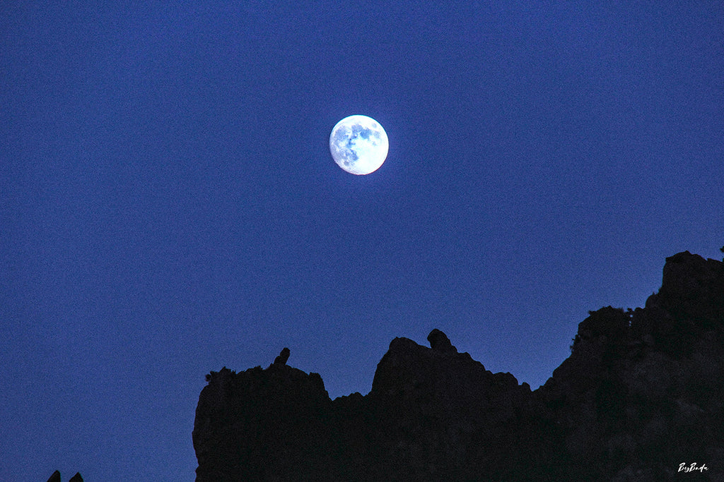 La Lune sur les Sommets du Rif — photographie Fine Art, édition limitée 150 ex. | Bybadr