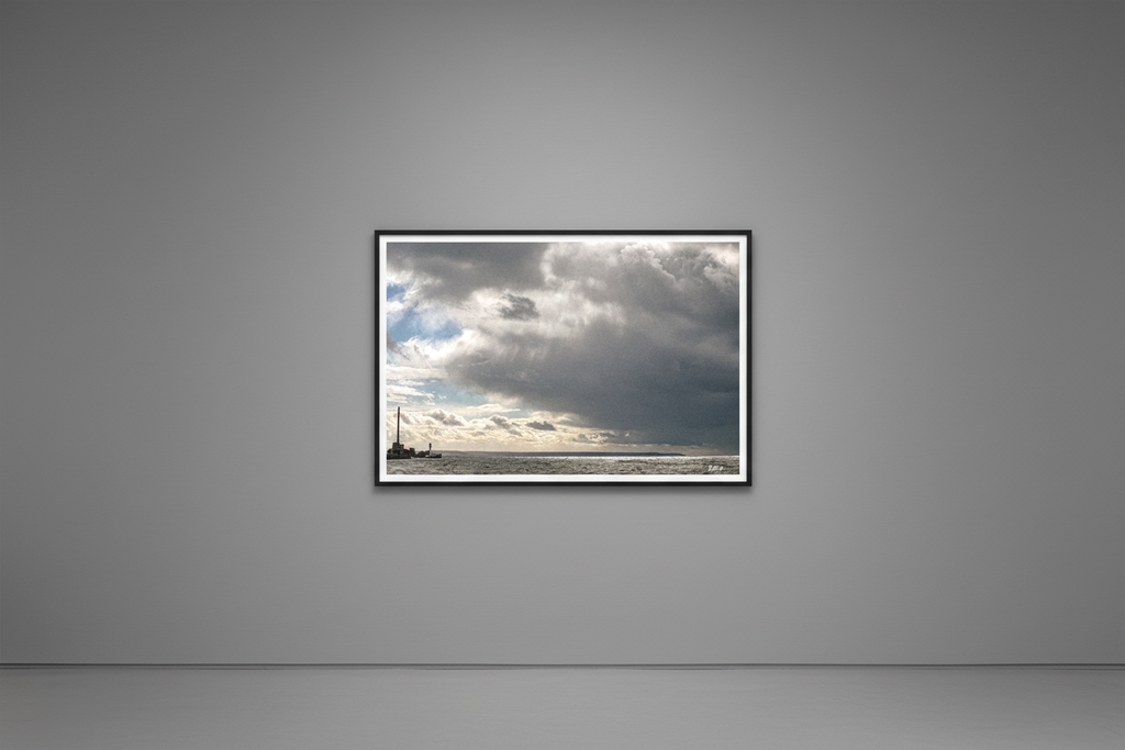 L'Armée des Nuages — photographie Fine Art encadrée en situation | Bybadr