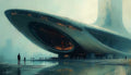 Le Léviathan — Architecture Imaginaire, art numérique Fine Art, édition limitée 150 ex. | Bybadr