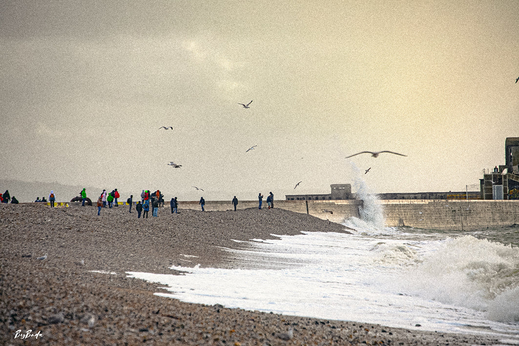Quand la Mer Gronde — photographie Fine Art, édition limitée 150 ex. | Bybadr